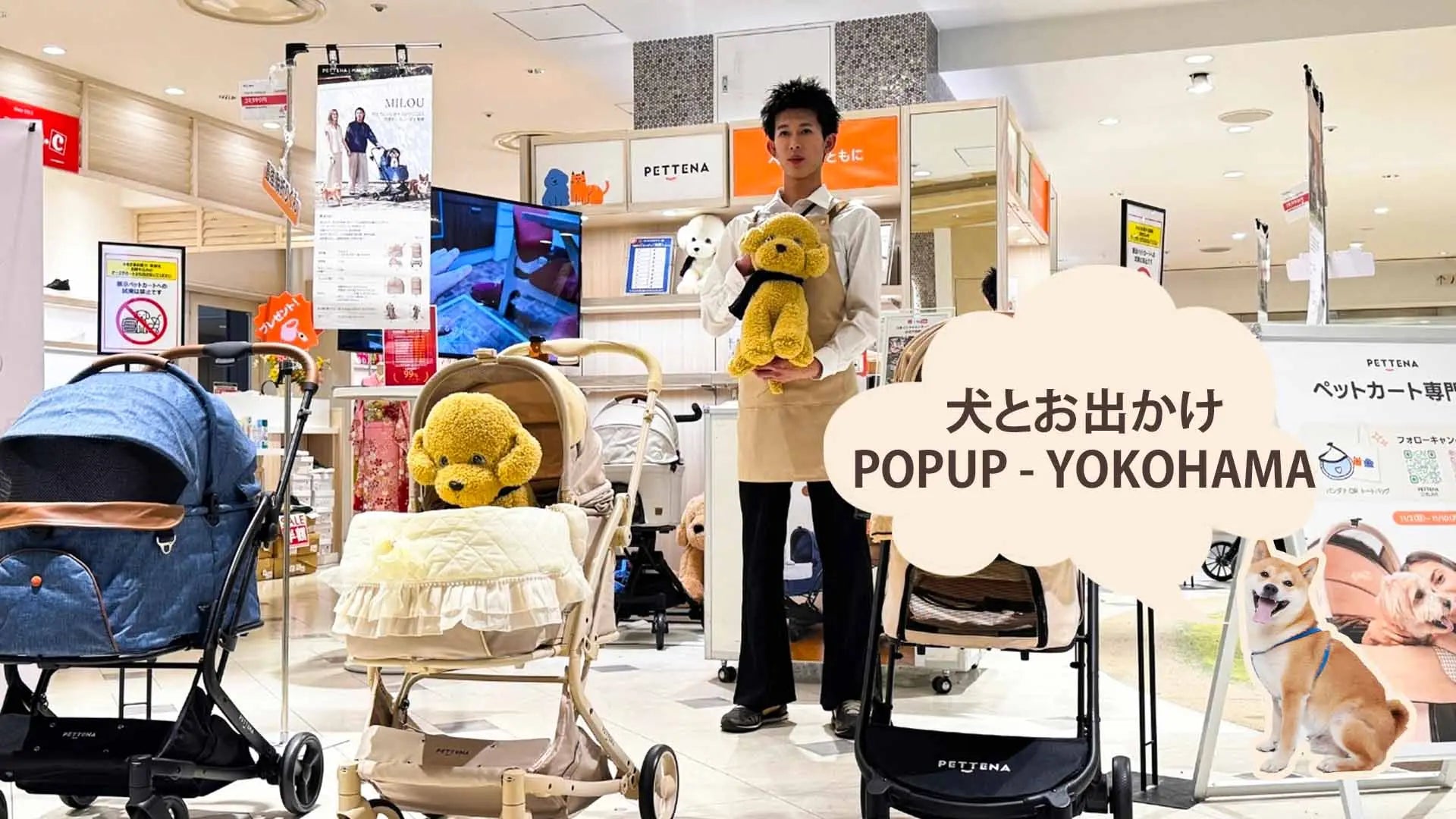 ペットカートを体験！PETTENA横浜ポップアップストア9日間の振り返り