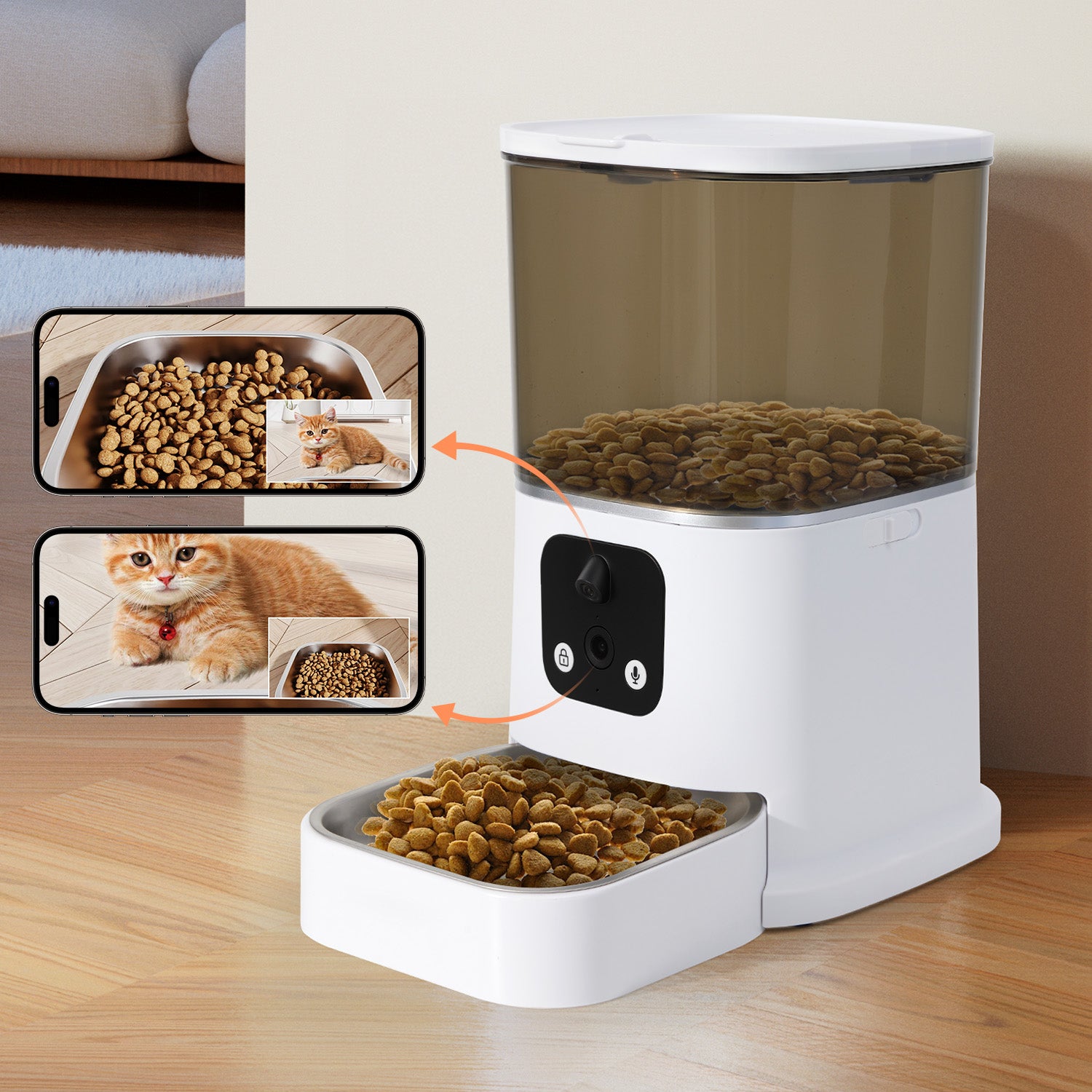 PETTENA Select 双カメラ自動給餌器