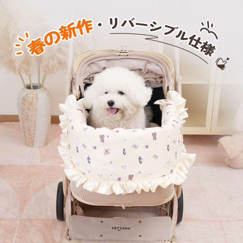 PETTENA ペットカートクッション 春モデル 8cm 極厚マット 犬 猫
