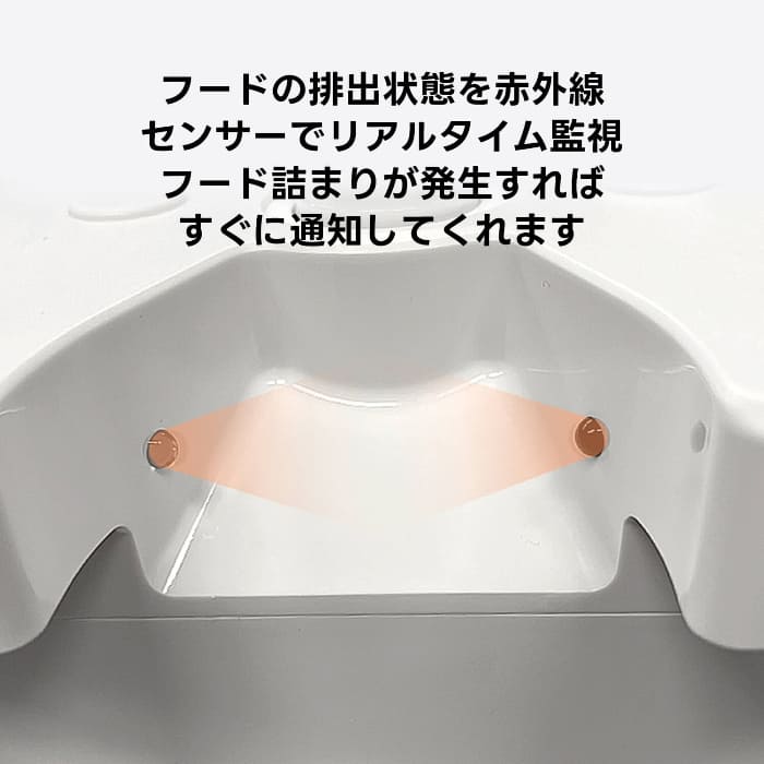 犬・猫用自動給餌器の赤外線センサー