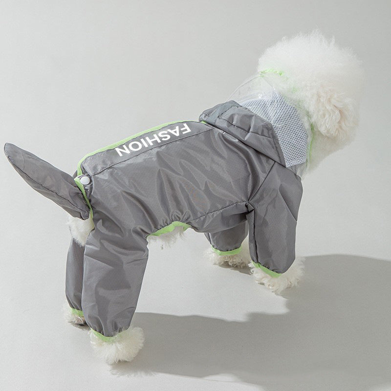 PETTENA Select ツートンカラー犬用レインコート