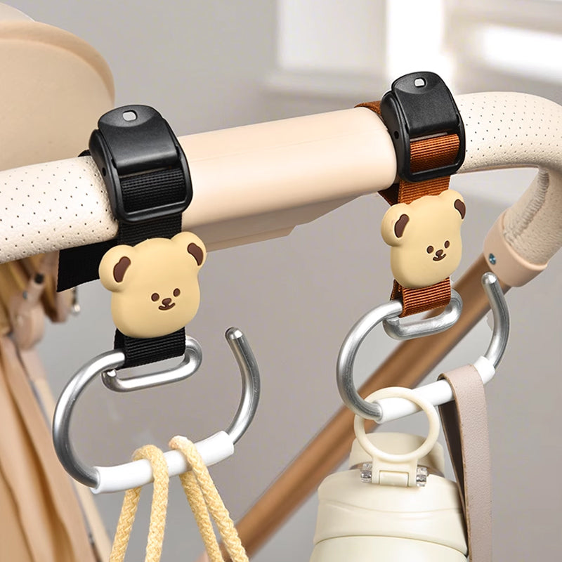 【ズレない強力固定】ペットカート用フック 選べる高見えデザイン