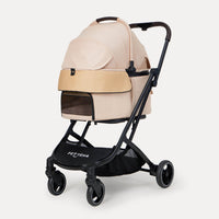 【PETTENA最新の1秒コット折り畳み】ORION 瞬折り 分離式 ペットカート あごのせ付き 25KG耐荷重 「X-FOLD」技術 多頭 小型犬 中型犬 猫 広い空間 自立可能 軽量 省スペース お出かけ用 犬バギー