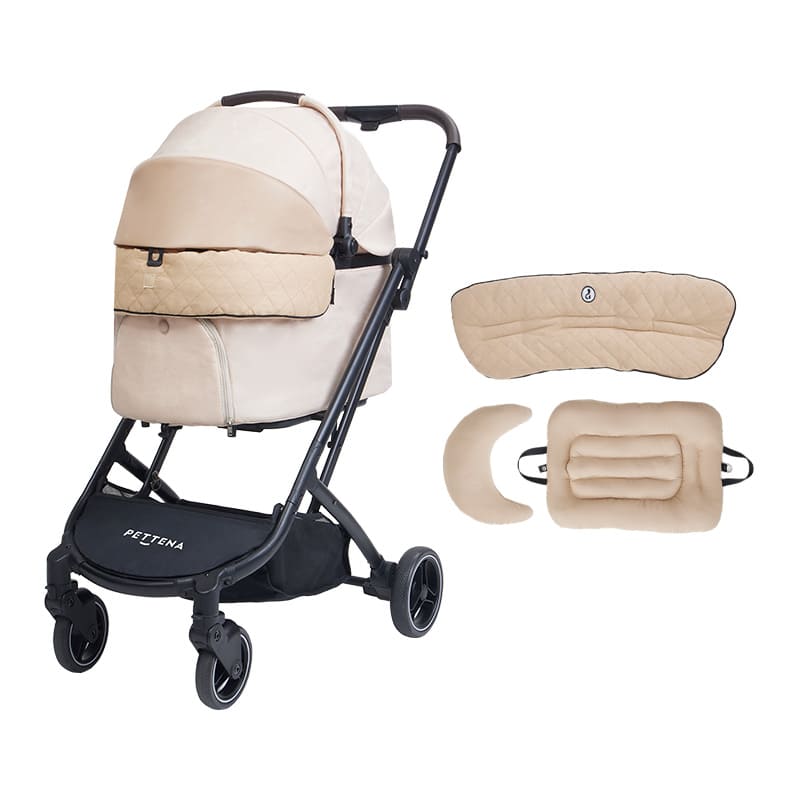 「X-FOLD」折りたたみ式多機能ペットカート - PETTENA ORION