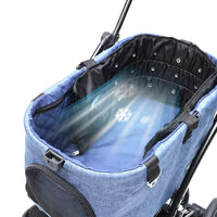 PETTENA ファンシート ペットカート エアコン カート ペットカートファンシート 冷感シート 扇風機