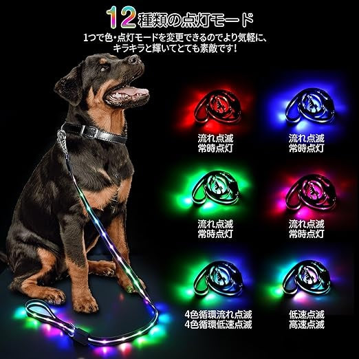 PETTENA Select 犬用快適リード付き首輪セット(1.2m)