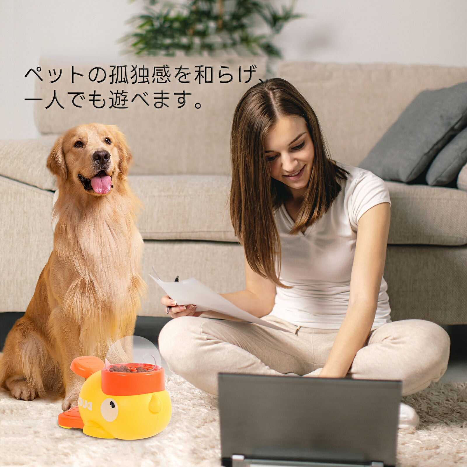 (shiba_mugistaファン専属)スタッフ厳選 知育給餌器 ペットおもちゃ 餌やり機 犬 猫 洗える