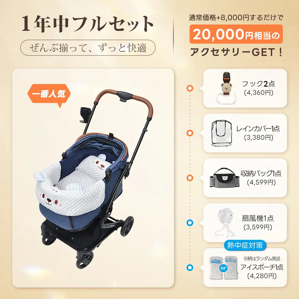 ワンタッチで全部折りたためる分離型ペットカート - PETTENA MILOU