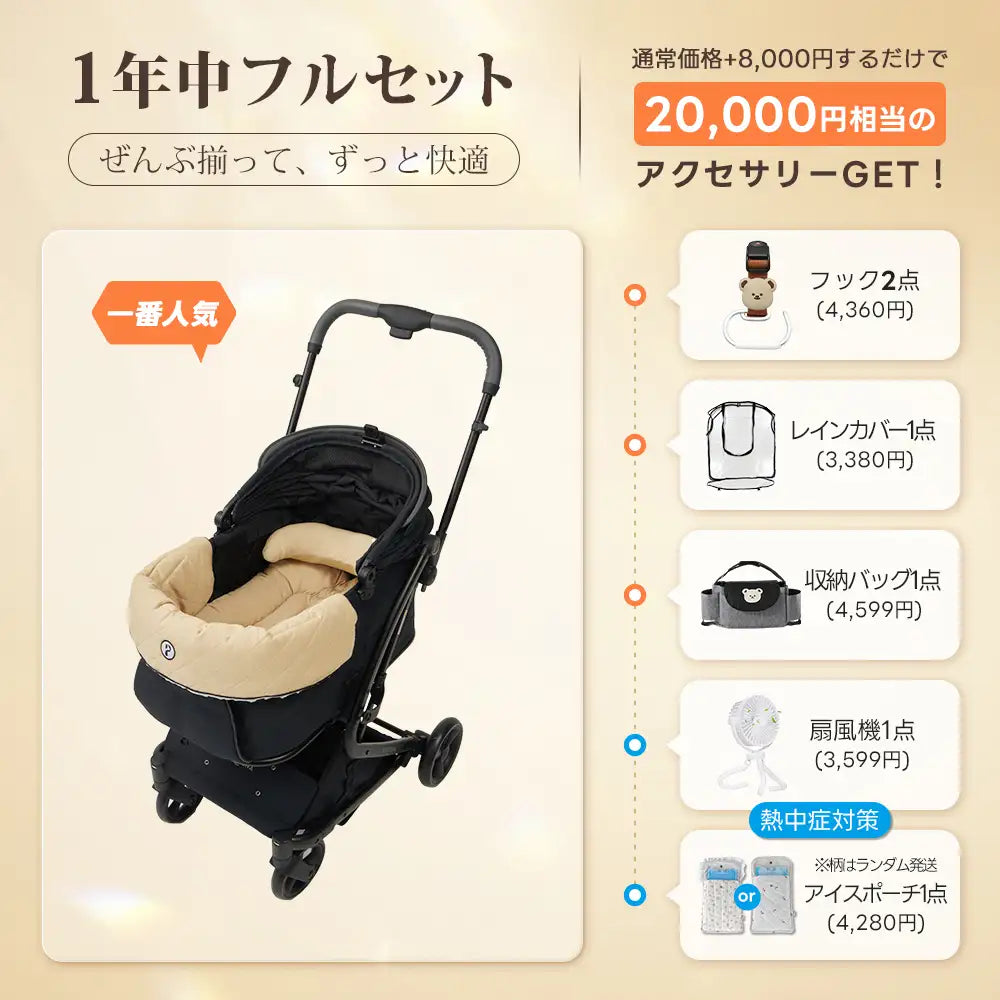 ワンタッチで全部折りたためる分離型ペットカート - PETTENA MILOU