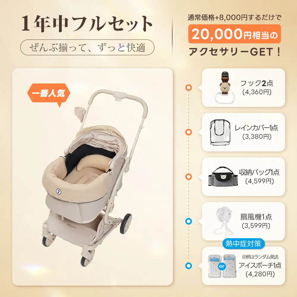 ワンタッチで全部折りたためる分離型ペットカート - PETTENA MILOU