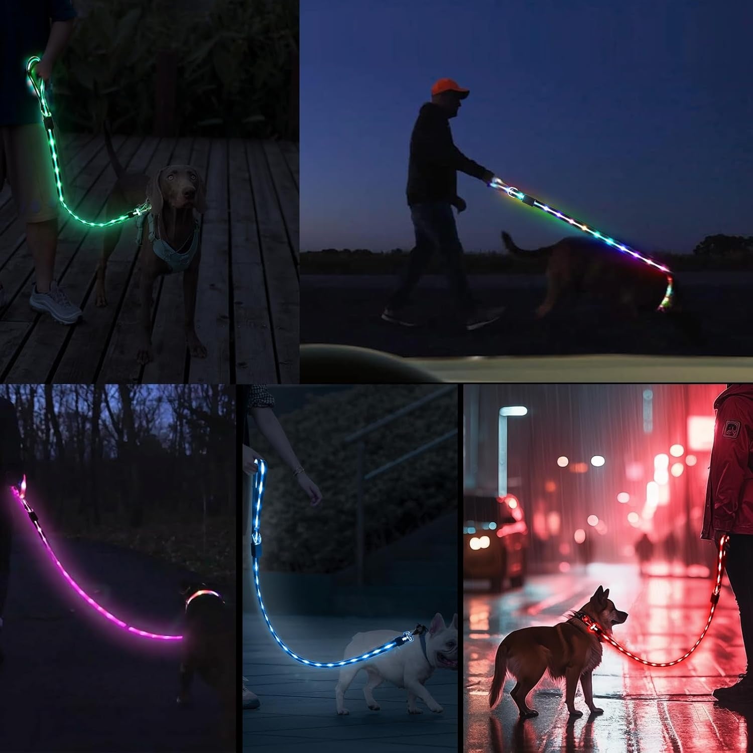 PETTENA Select 犬用快適リード付き首輪セット(1.2m)