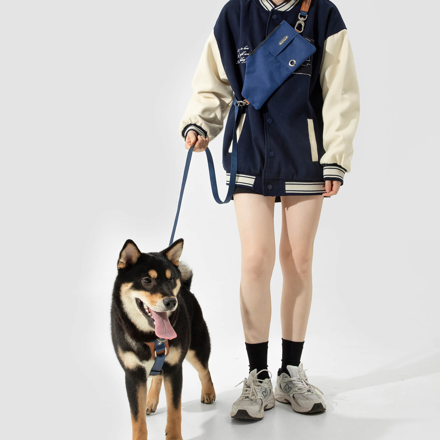 犬 リード 肩掛け おしゃれ 長い 3点セット