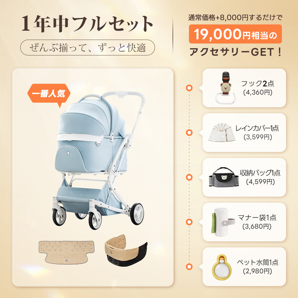 PETTENA MILOU|特許取得済み、コットごと1秒で折りたためるペットカート