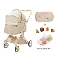 PETTENA MILOU Auto Stand|重力アシストで簡単に折りたためる自立収納ペットカート