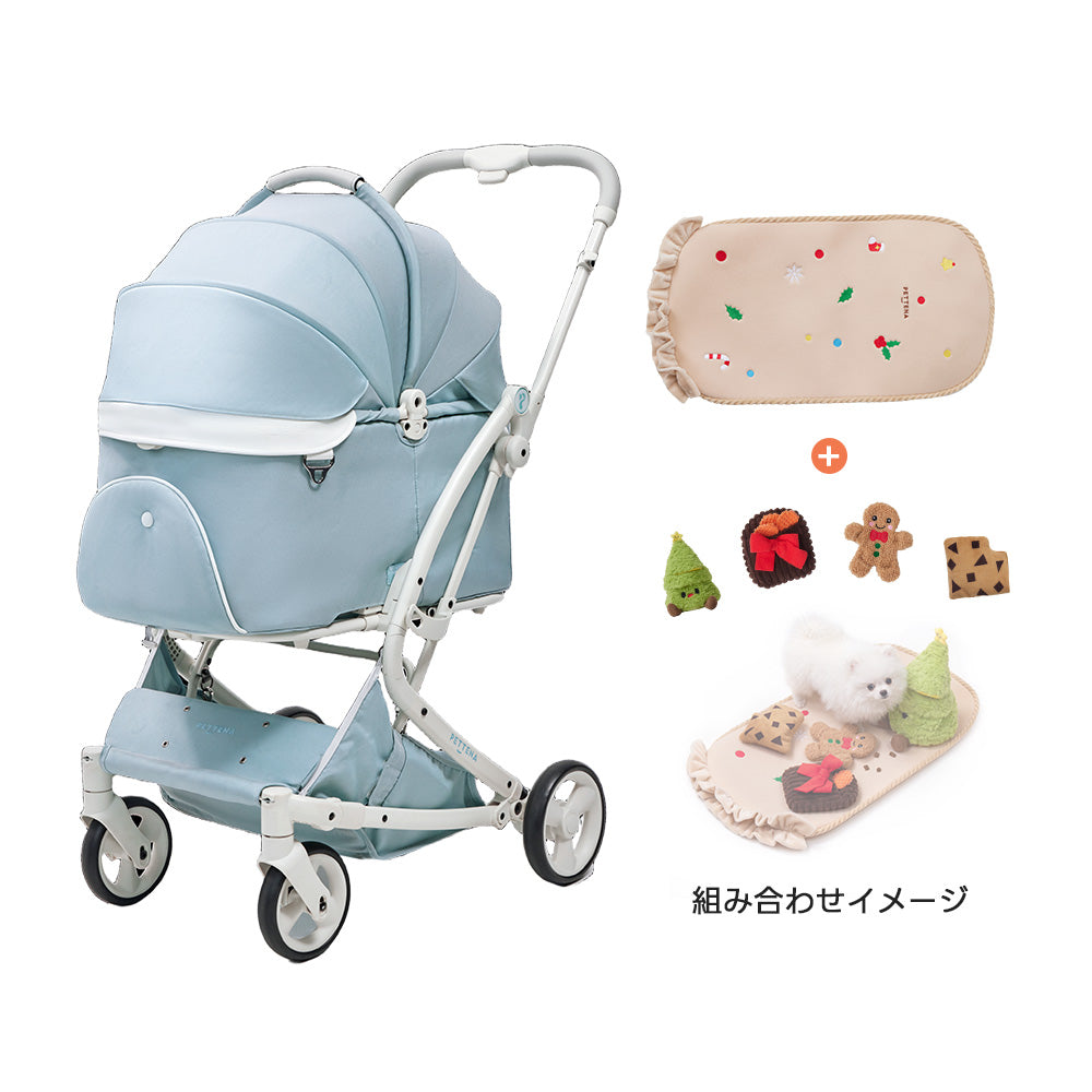 ワンタッチで全部折りたためる分離型ペットカート - PETTENA MILOU