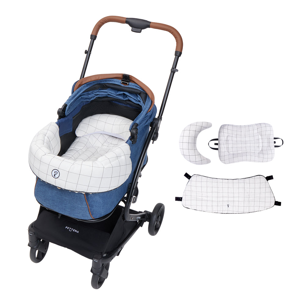 PETTENA MILOU - ワンタッチで全部折りたためる分離型ペットカート