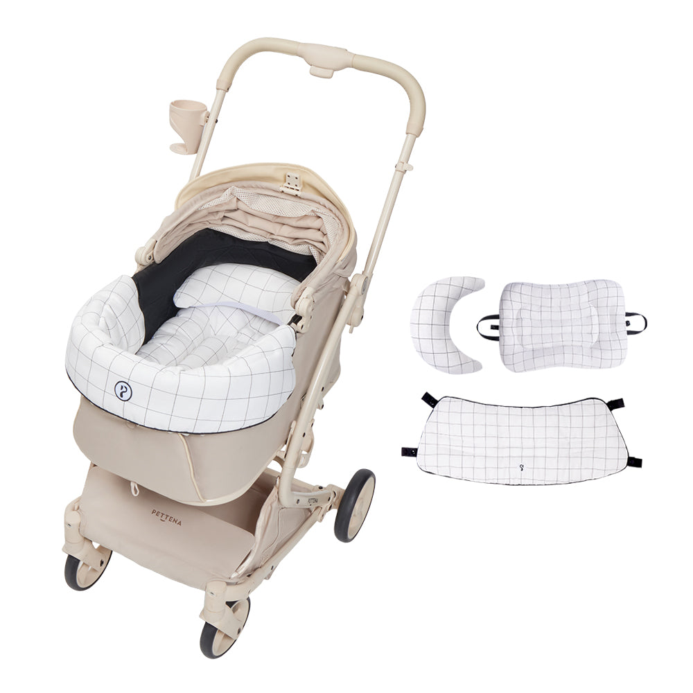 PETTENA MILOU - ワンタッチで全部折りたためる分離型ペットカート