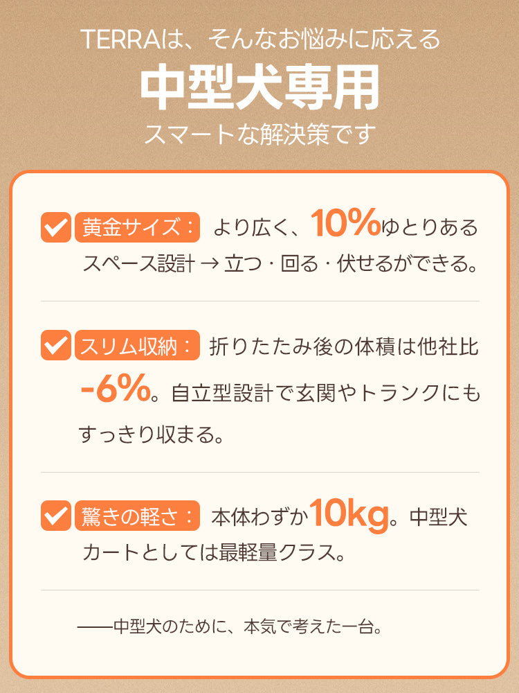 PETTENA 中型犬・多頭飼いに設計された-TERRA
