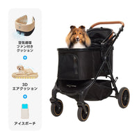 【SNS限定】PETTENA TERRA - 中型犬に設計された最軽量 折りたたみ式分離型ペットカート