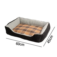 PETTENA Select ラタン風マット付き犬猫用ベッド