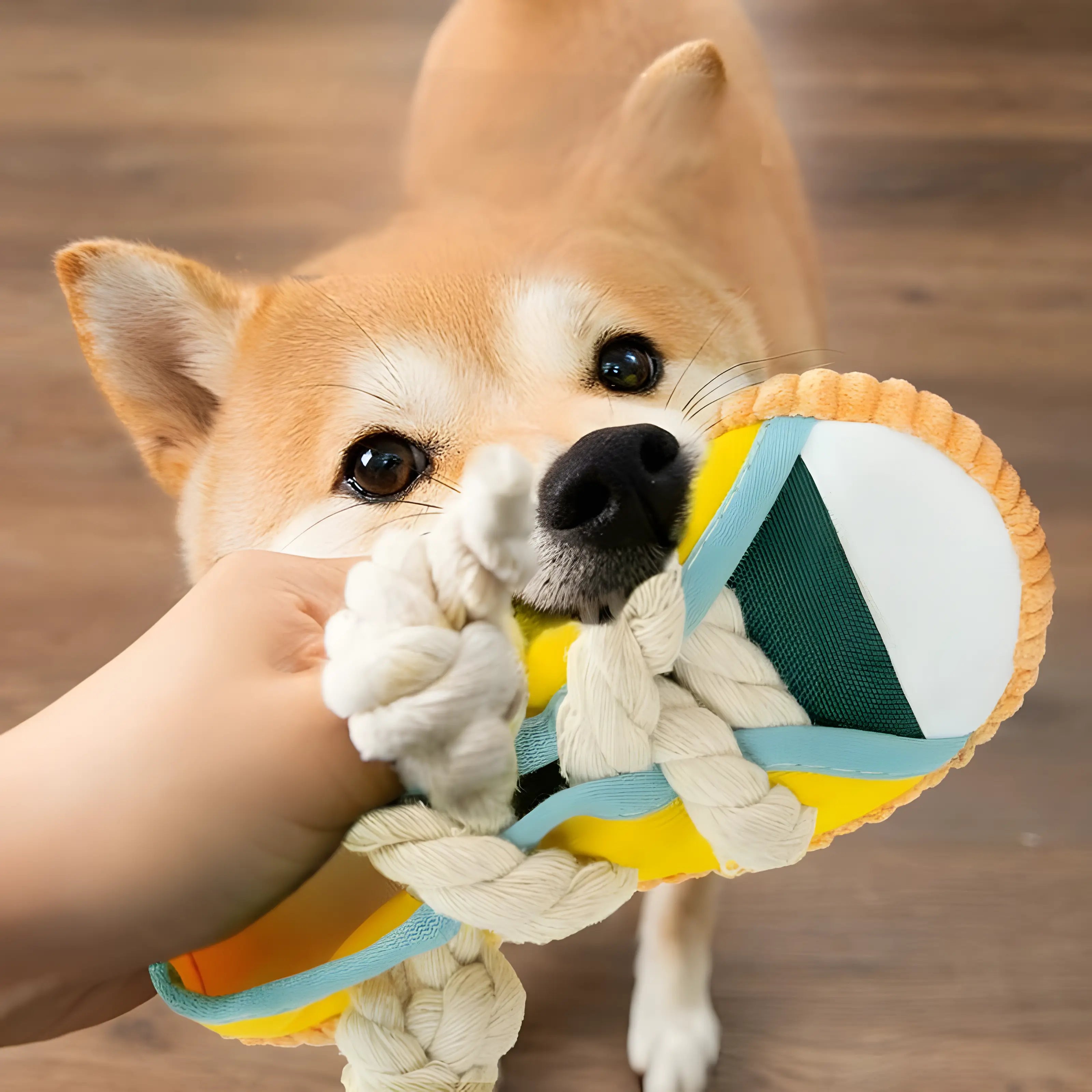 PETTENA Select 発声機能付き犬用靴型おもちゃ