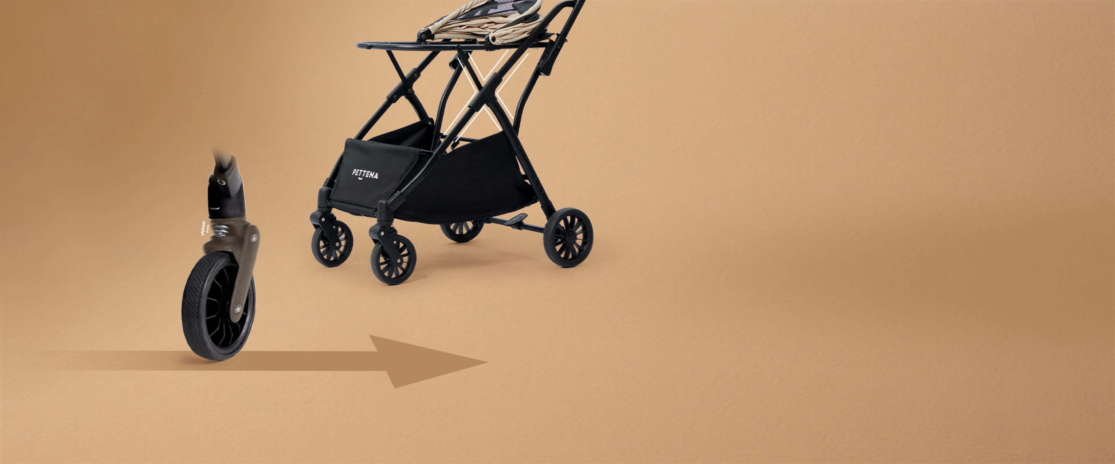 ペットカートの快適設計