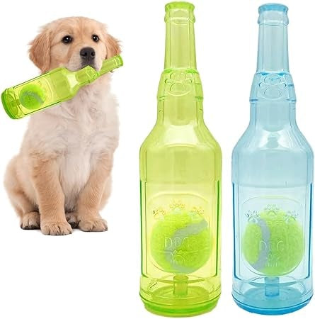 PETTENA Select 犬噛むおもちゃ ボトル 緑 青 2個セット