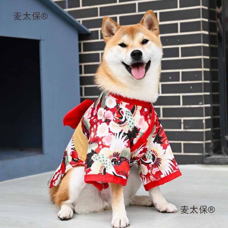PETTENA Select 和風犬用アート着物(小型犬対応)