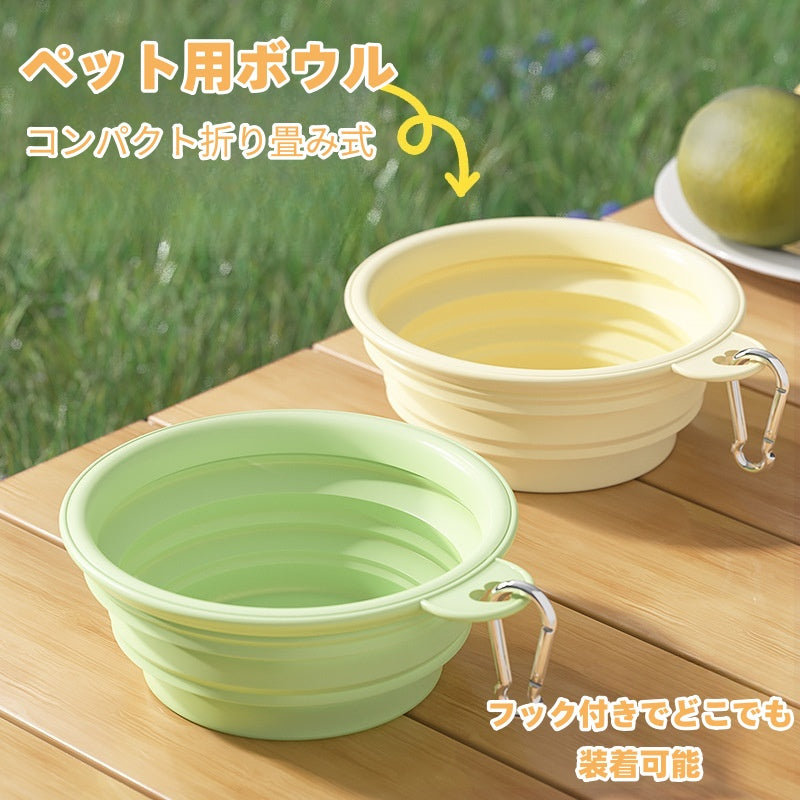 PETTENA Select ペット用ボウル 折りたたみ式【 3個セット】
