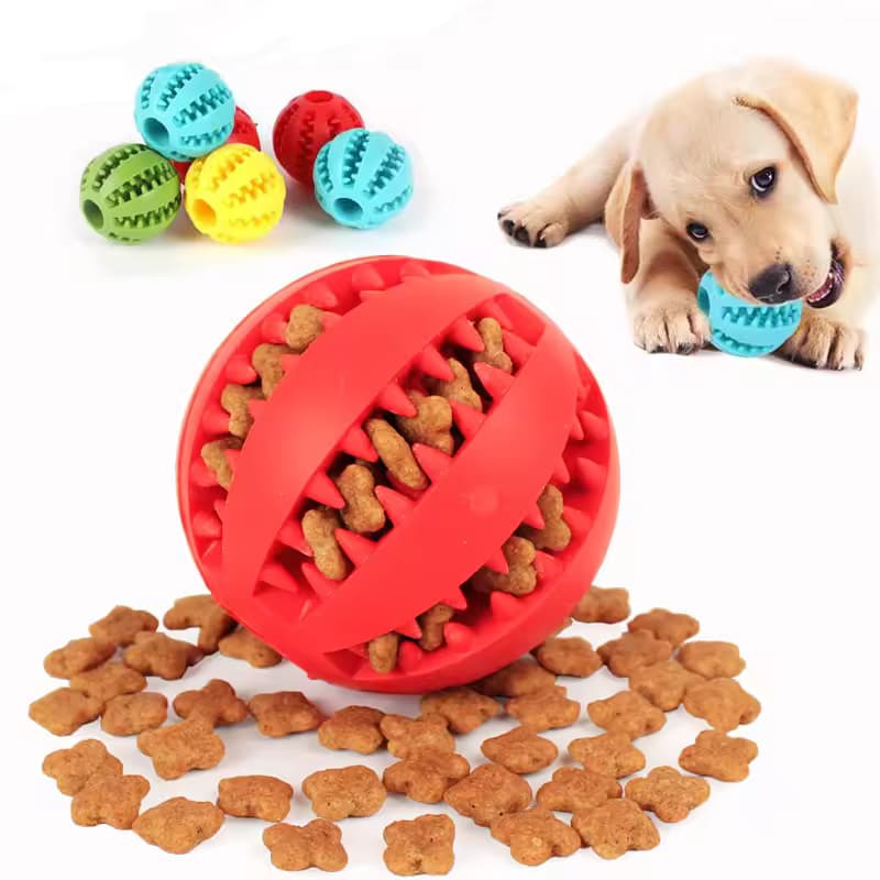 PETTENA Select 犬用噛むボール エサ入れ【2個セット】