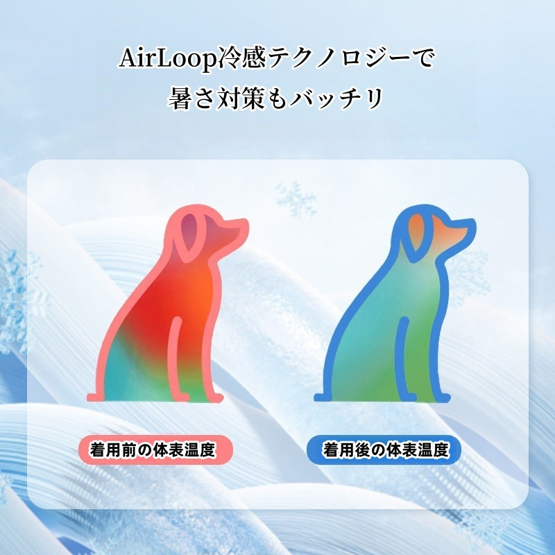 PETTENA Select犬用冷感UVカットベスト+帽子セット