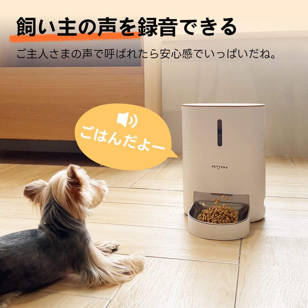 WIFIスマート式犬猫用自動給餌器