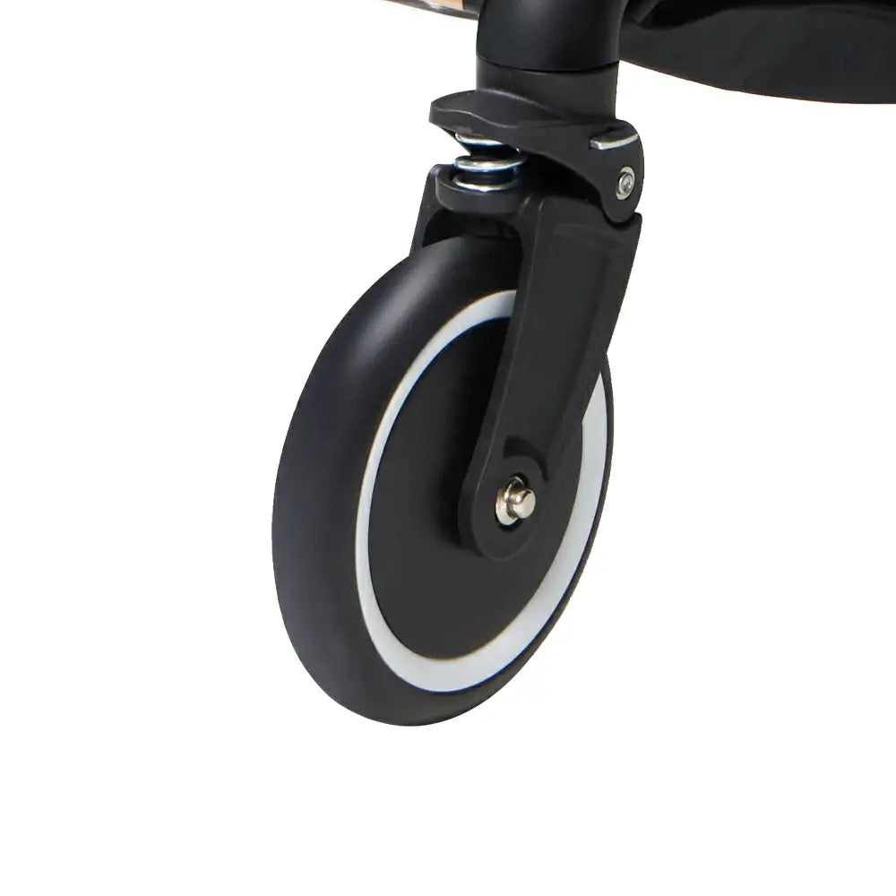 KNIGHTタイヤでペットとの冒険快適に!衝撃吸収サスペンション&360度回転で操作性抜群。全地形対応でどんな道でも安定走行。高耐久EVAタイヤで静かで滑りにくく、雨の日も安心。新しい旅に今すぐ出発!