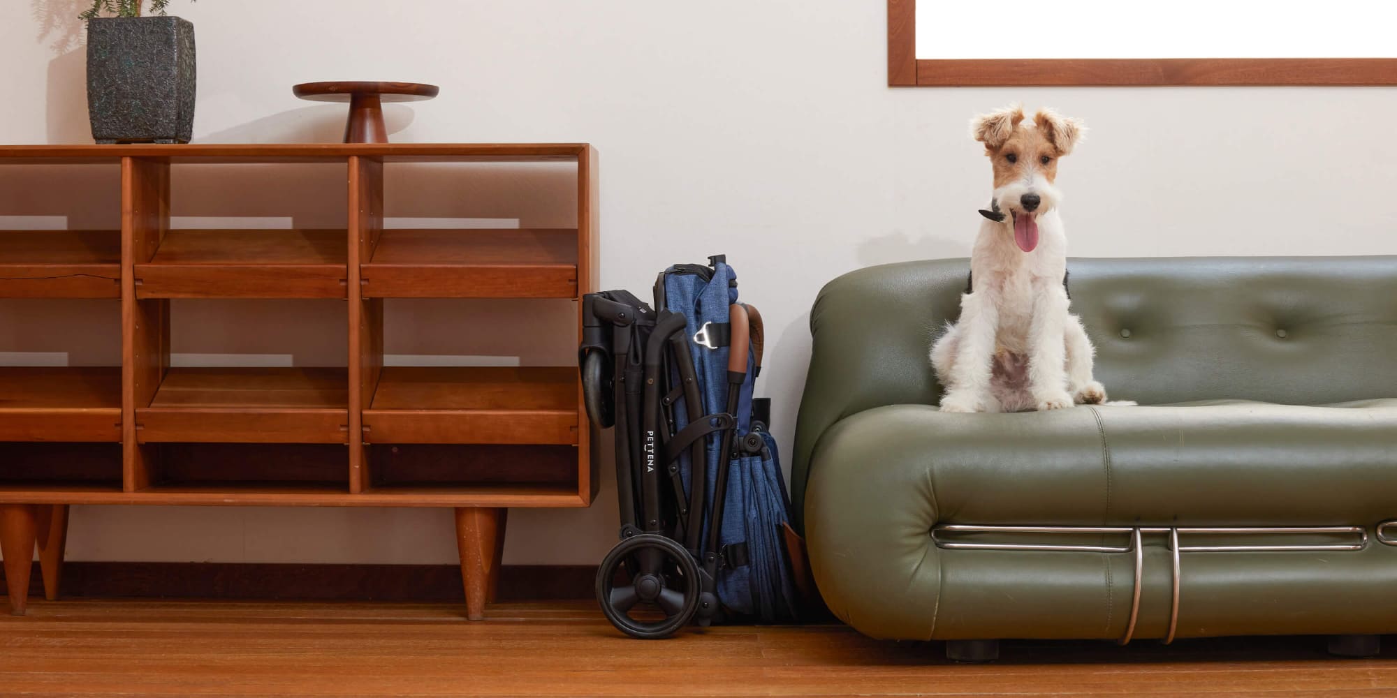 PETTENA 折りたたみ式犬カートMILOUがコンパクトに収納