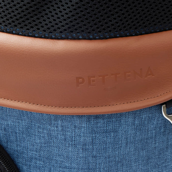 ペットカートのレザー幌ツバの写真