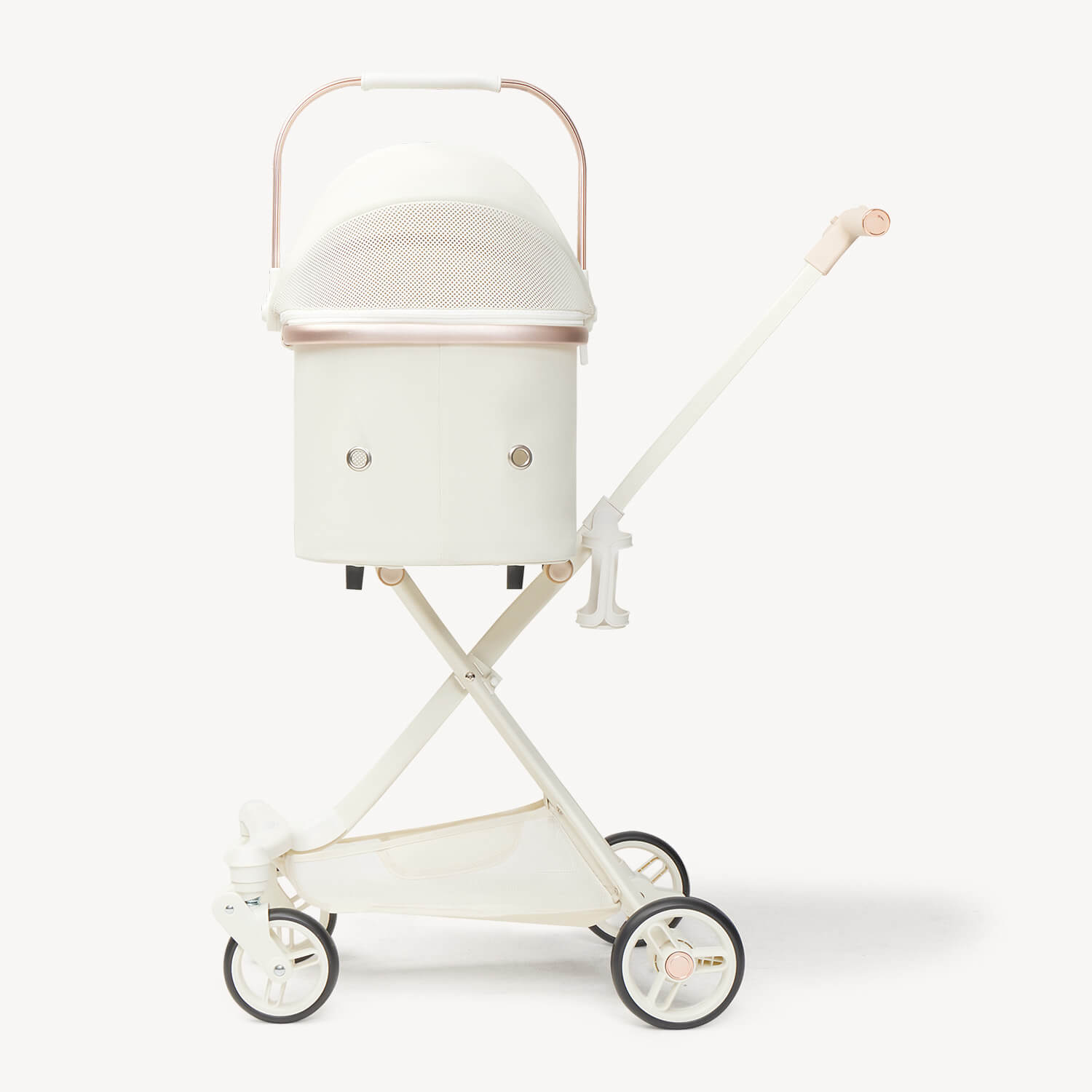 コンパクトな犬ベビーカー