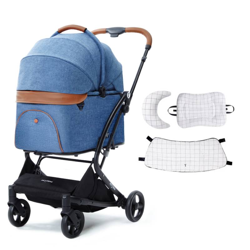 ワンタッチで全部折りたためる分離型ペットカート - MILOU