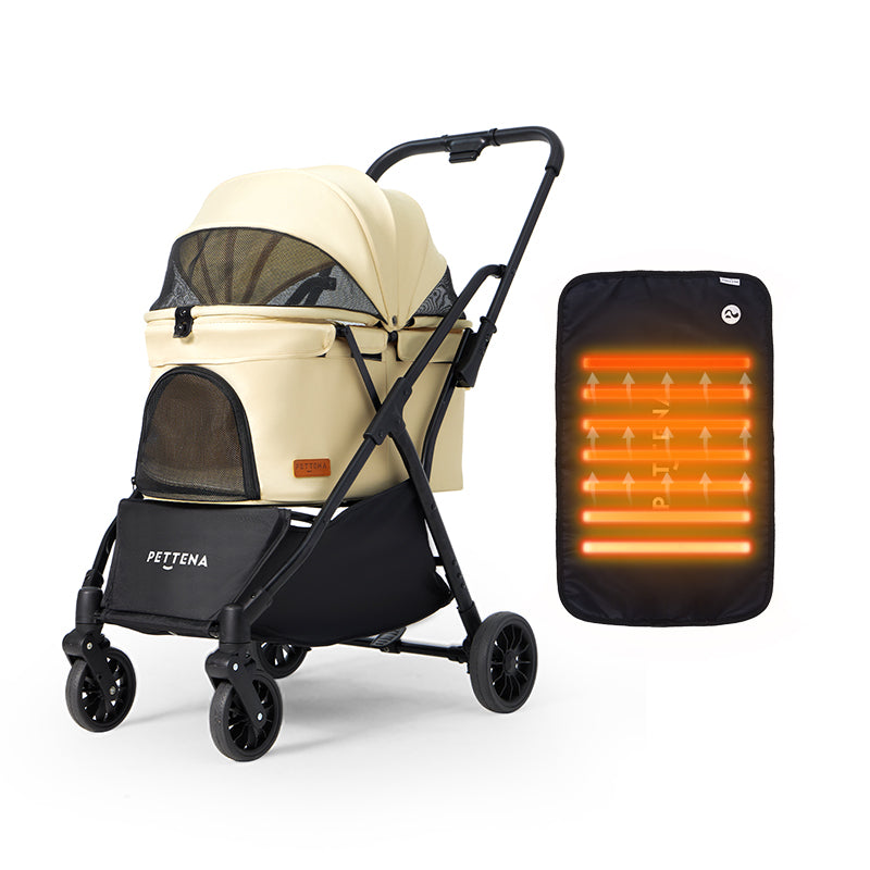 ペットカートNEWTON + ホットカーペット