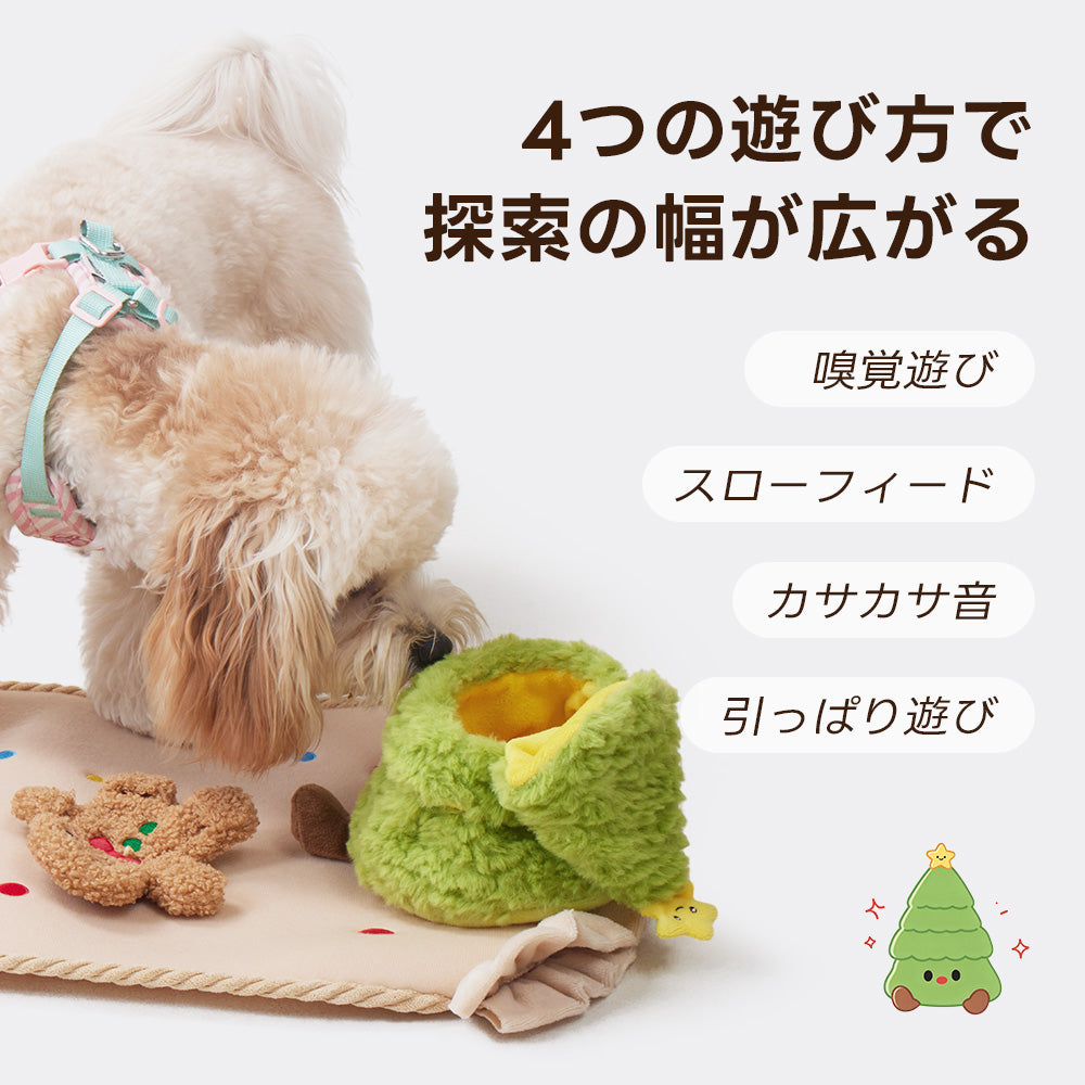 PETTENA 2WAY知育おもちゃマット | スナッフルマット ストレス解消 食い付き