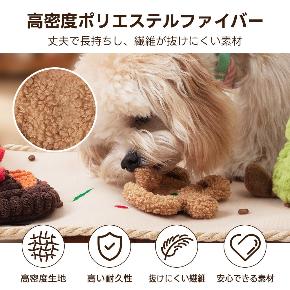 PETTENA 2WAY知育おもちゃマット | スナッフルマット ストレス解消 食い付き