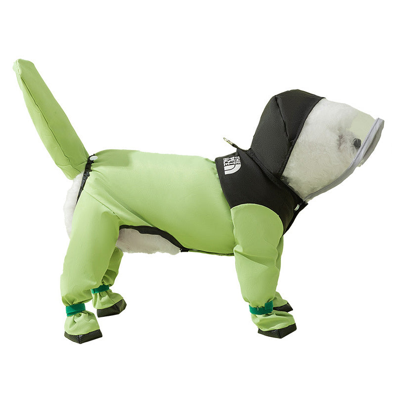 PETTENA Select ペット犬服 レインコート 全身防水