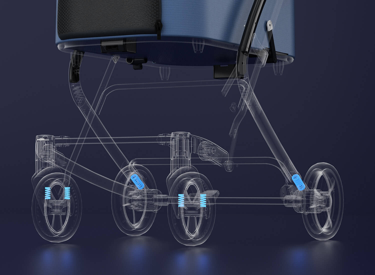 スプリング衝撃吸収