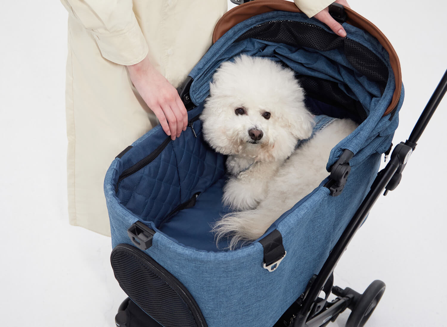 乗り心地良い犬のカート