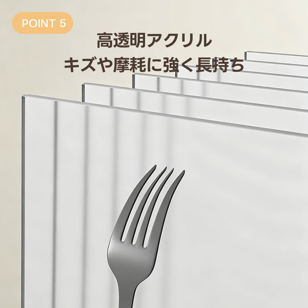 PETTENA 高透明クリアペットサークル アクリル製(工具不要・自由配置)