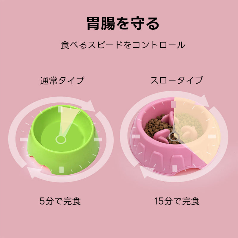 PETTENA Select 犬用早食い防止ボウル