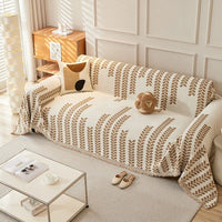 PETTENA Select ナチュラルリーフ柄オールシーズン両面ソファカバー 引っかき・毛玉防止