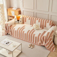 PETTENA Select ナチュラルリーフ柄オールシーズン両面ソファカバー 引っかき・毛玉防止