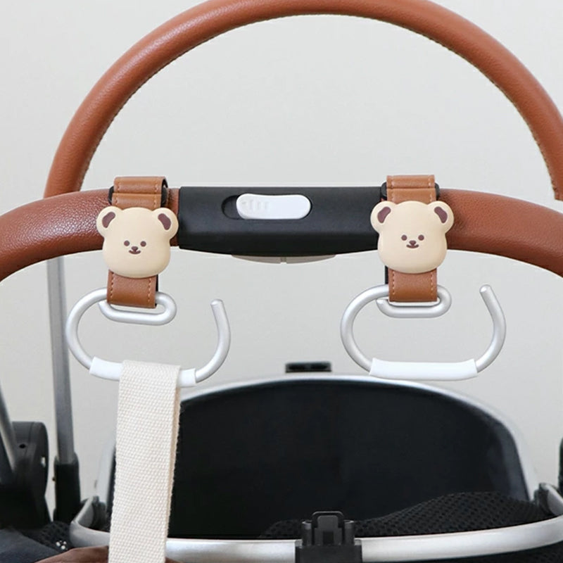 【ズレない強力固定】ペットカート用フック 選べる高見えデザイン