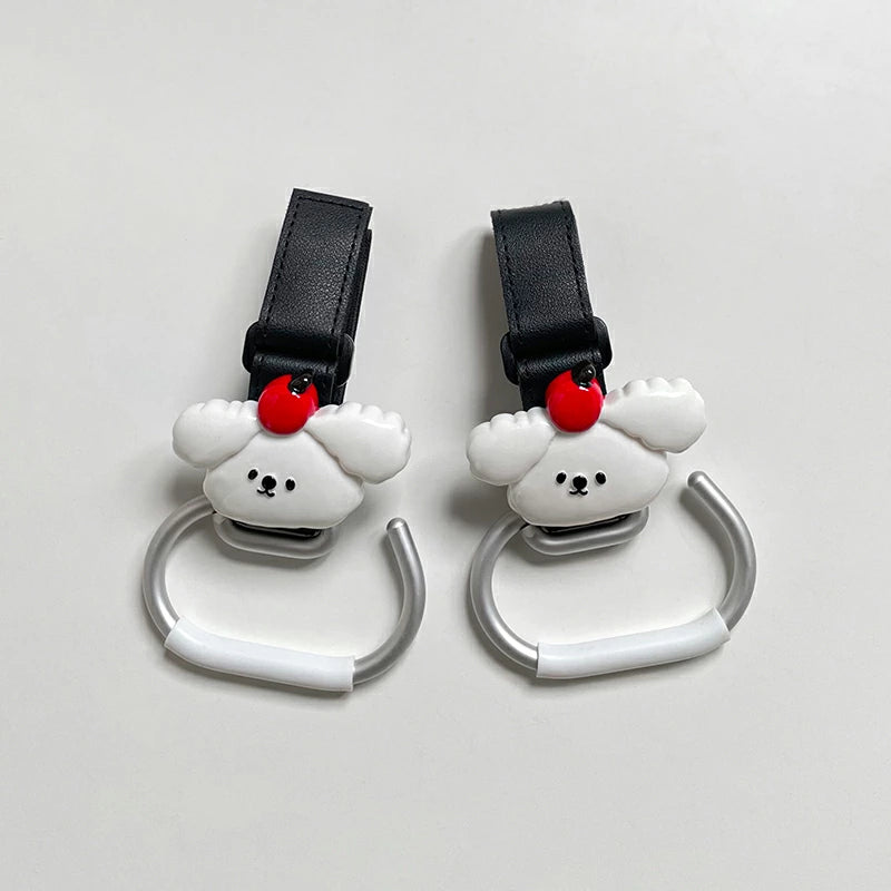 【ズレない強力固定】ペットカート用フック 選べる高見えデザイン