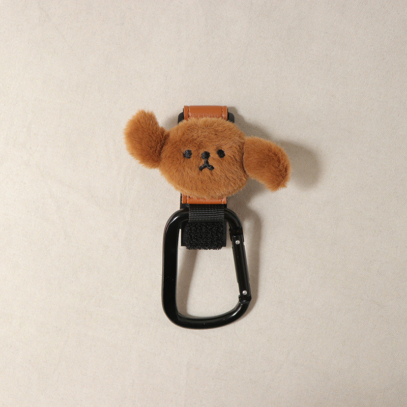 耐荷重10kg］アルミ製＆高級レザー調 カート用フック